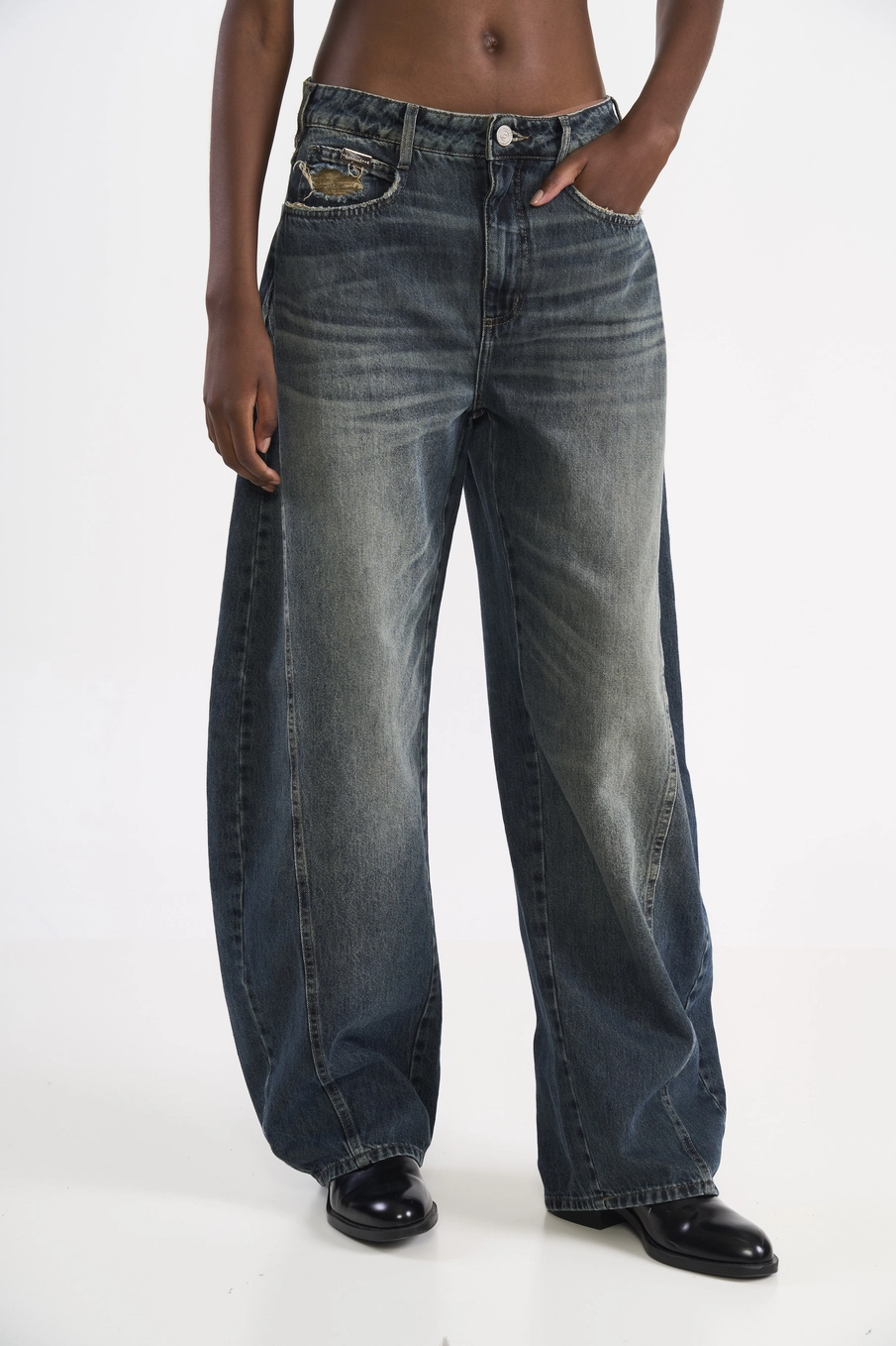 Calça Jeans Barril Dublin Índigo