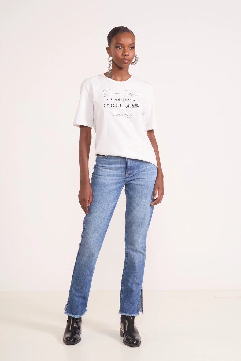 Calça Jeans Reta Roma