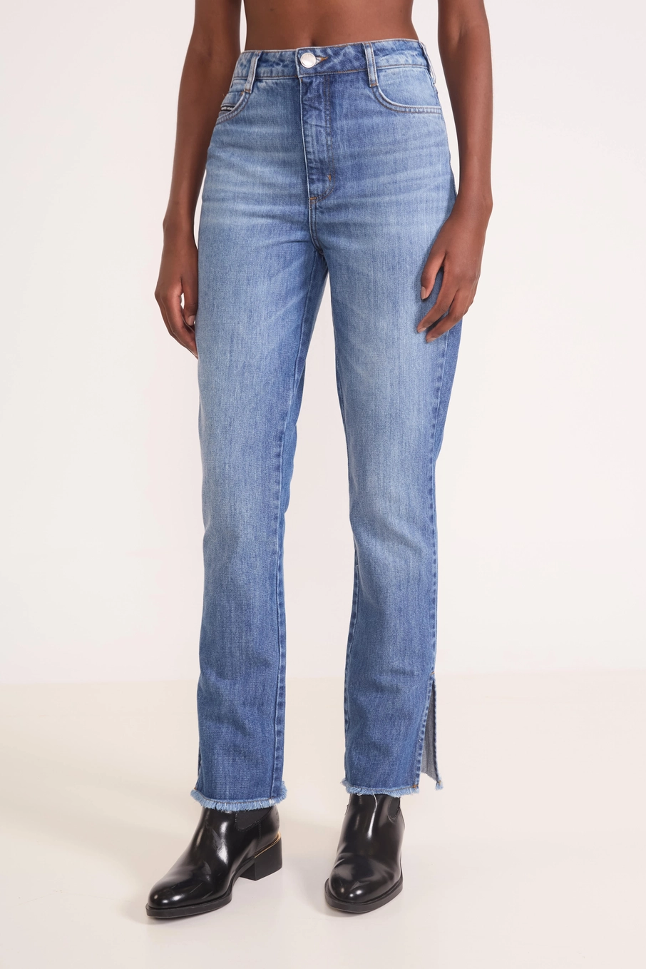 Calça Jeans Reta Roma Índigo
