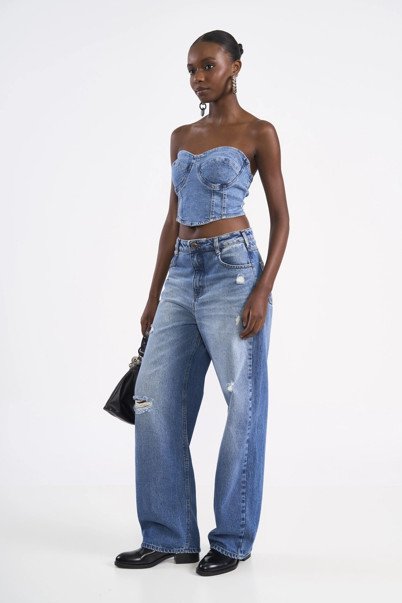 Calça Jeans Baggy Seul