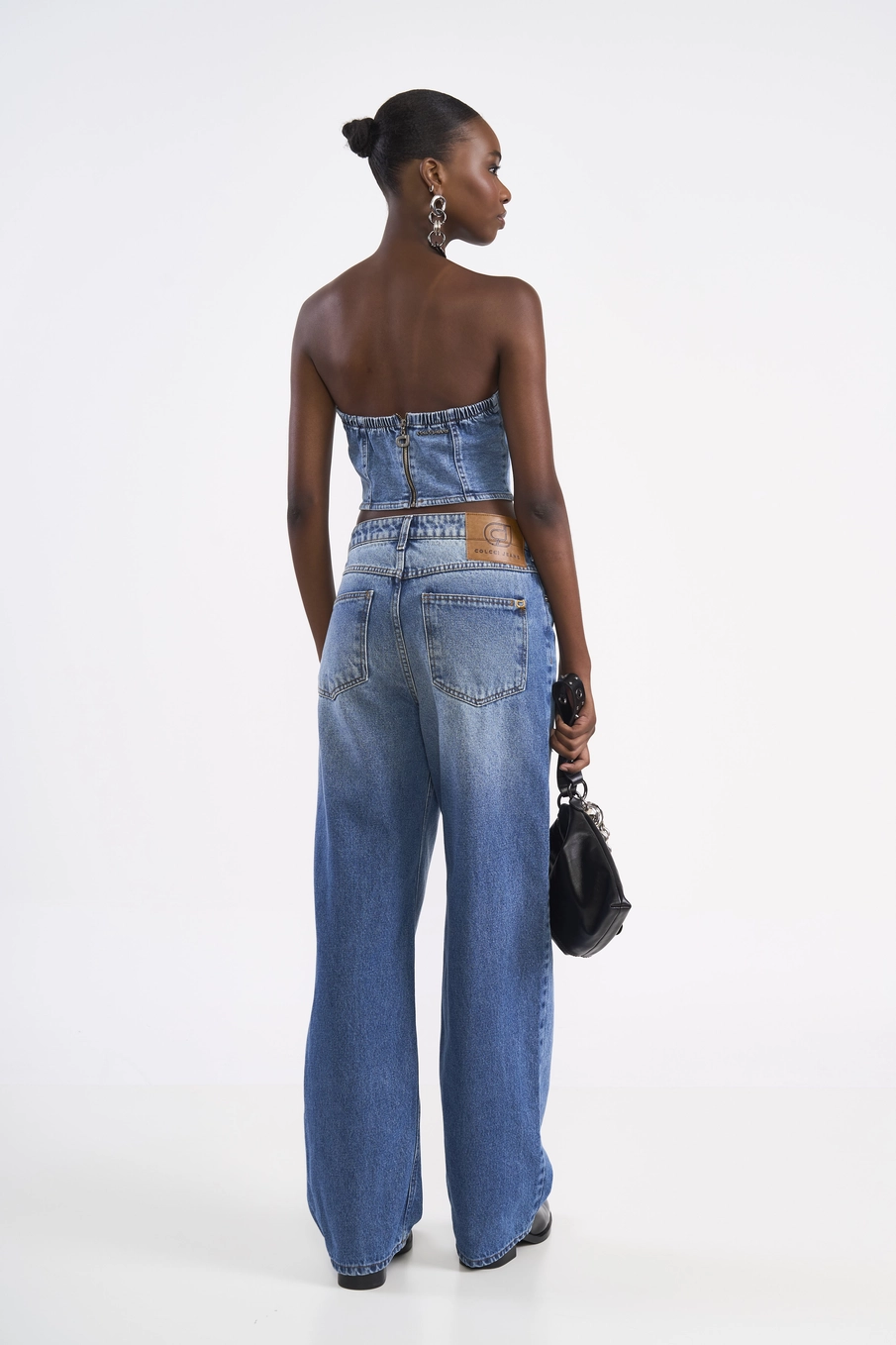 Calça Jeans Baggy Seul Índigo