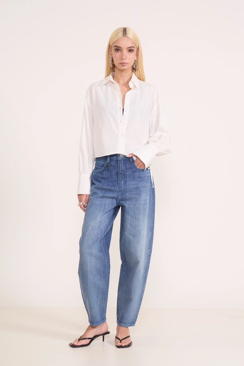 Calça Jeans Barril Toquio
