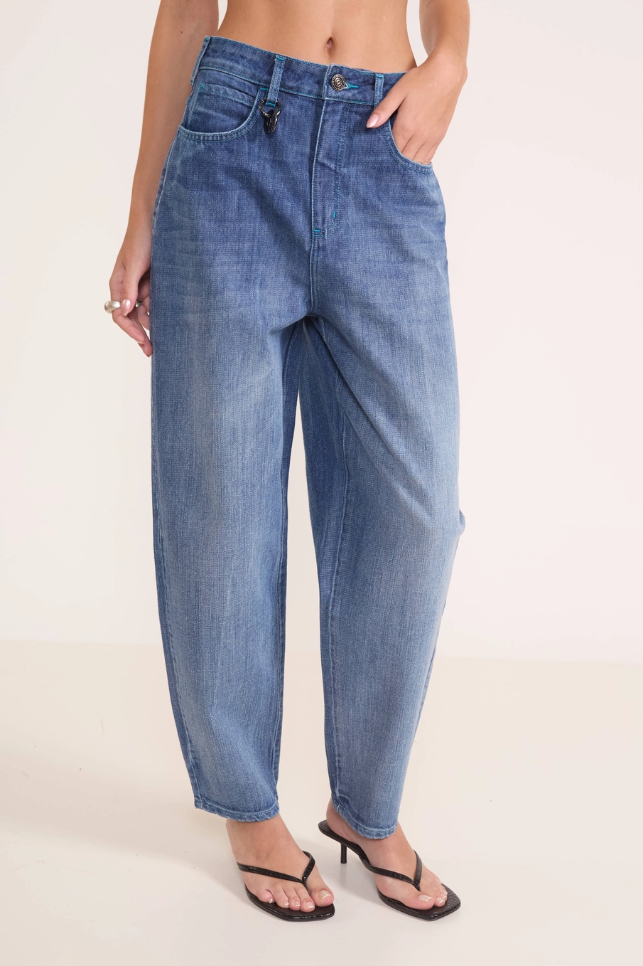 Calça Jeans Barril Toquio Índigo