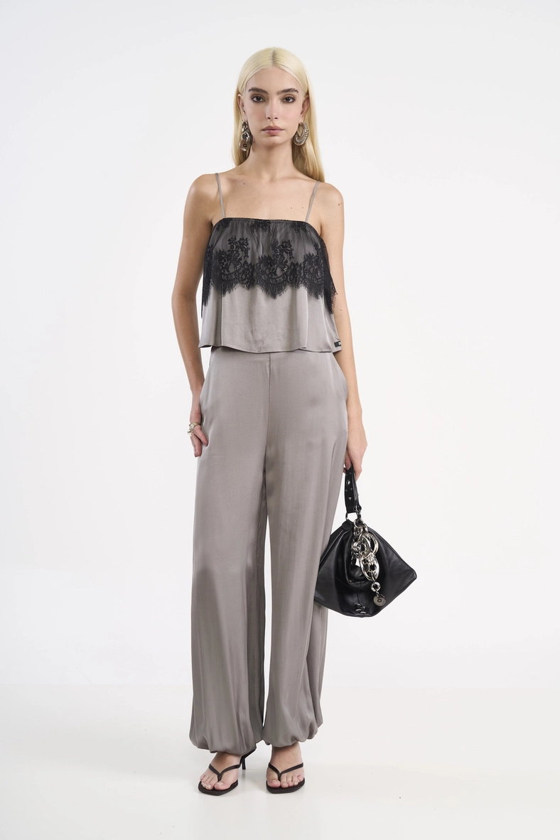 Calça Jogger Acetinada