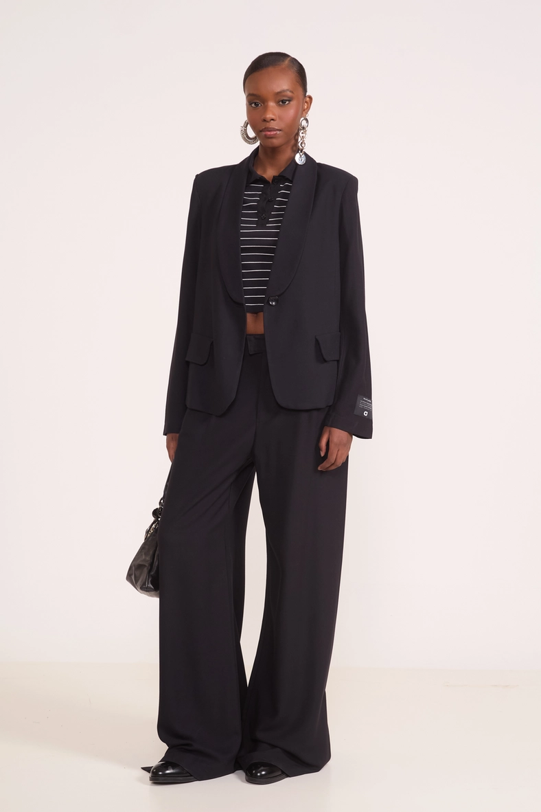 Calça Wide Leg Alfaiataria