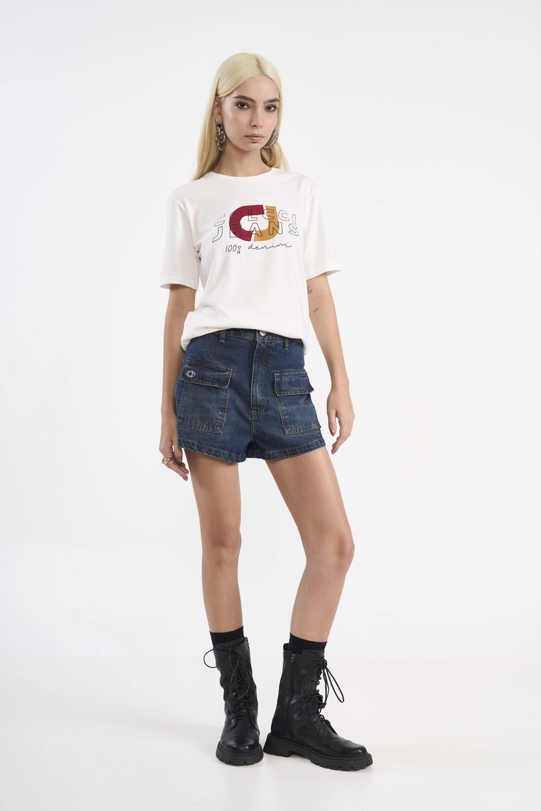 Short Jeans Utilitário