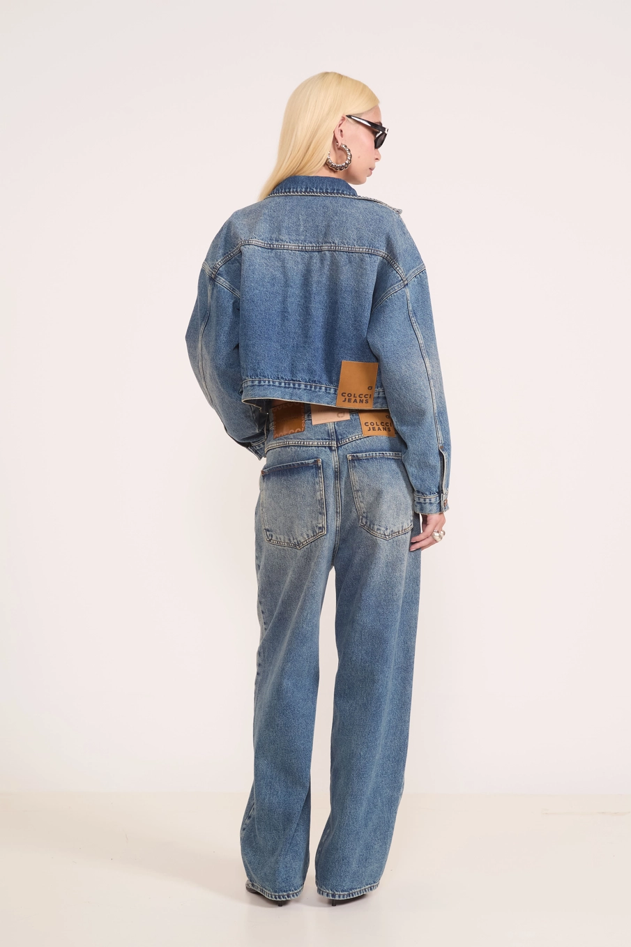 Jaqueta Jeans Cropped Índigo