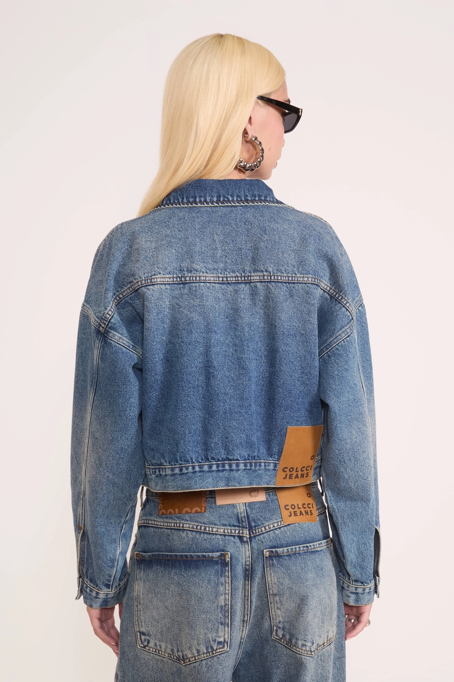 Jaqueta Jeans Cropped Índigo