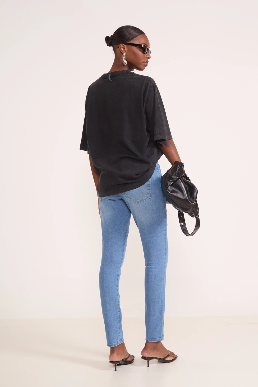 Camiseta Boxy Stonewashed Preto