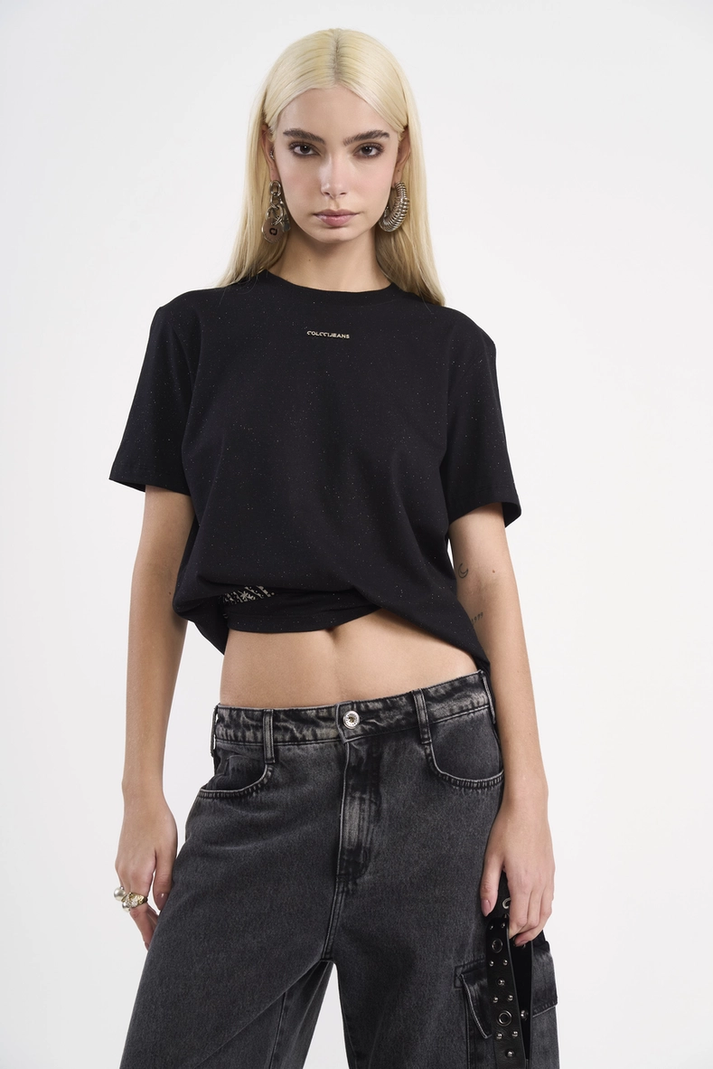 Camiseta Glitter Reta