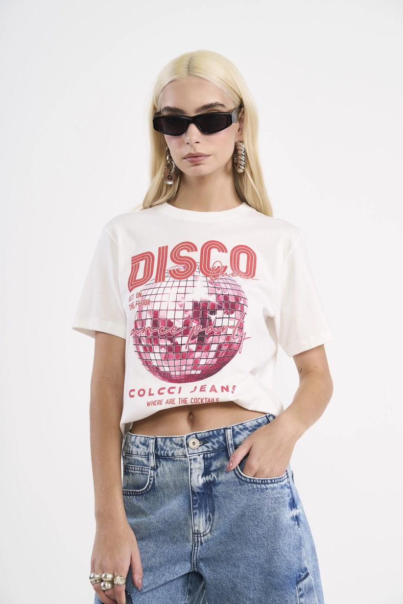 Camiseta Reta Disco