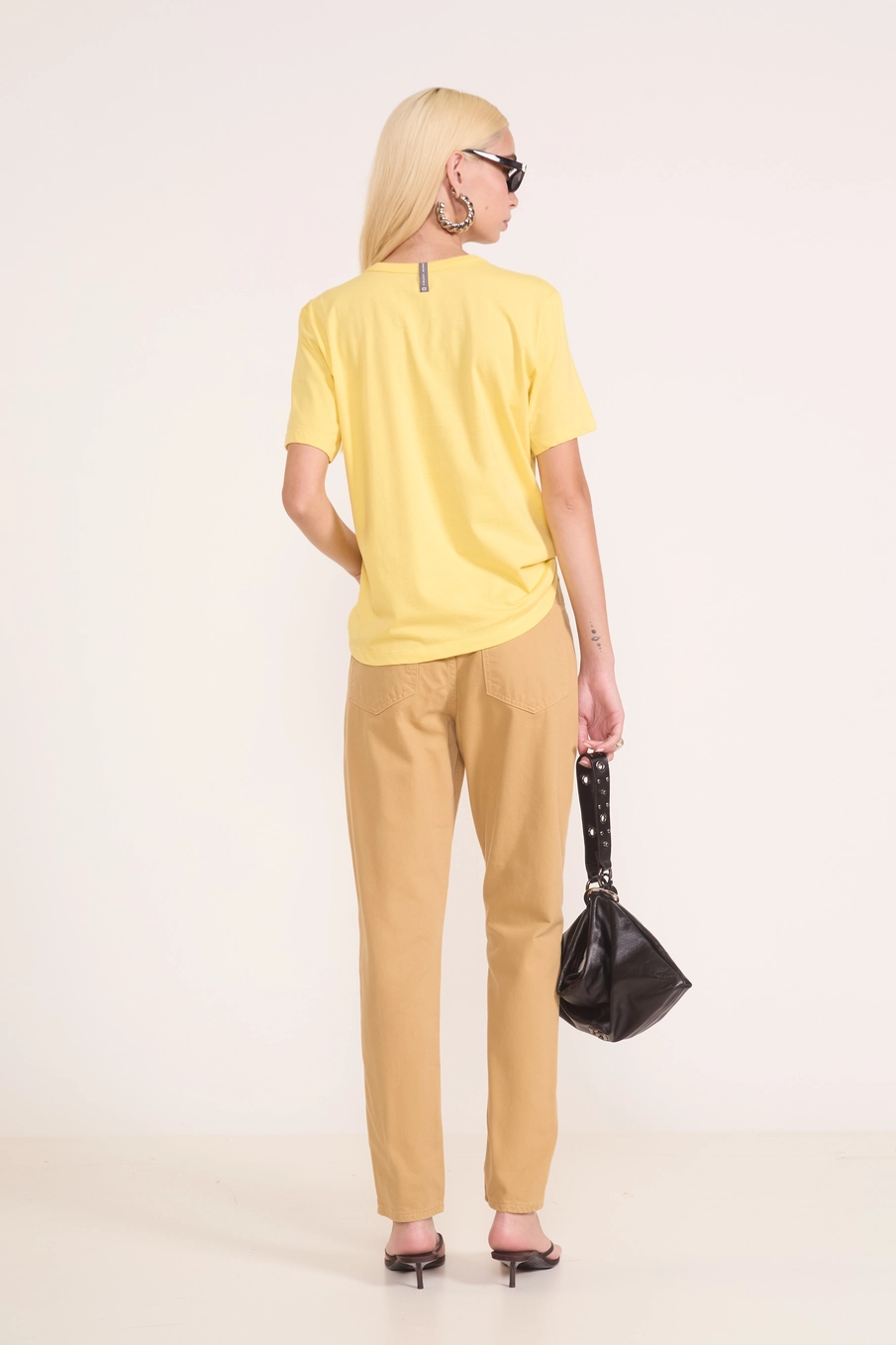 Camiseta De Algodão 1986 Original Amarelo