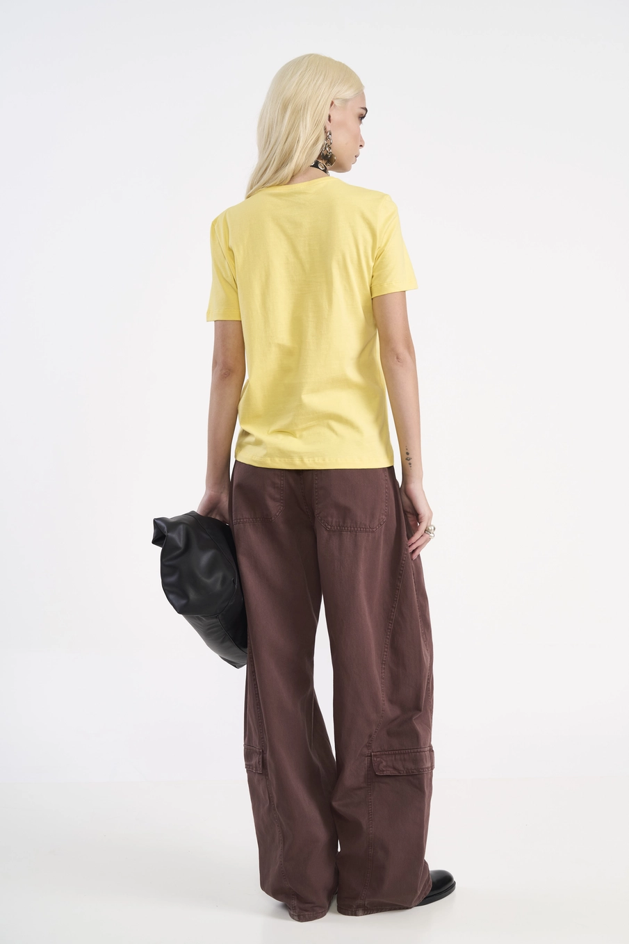 Camiseta Estampada Floral Amarelo