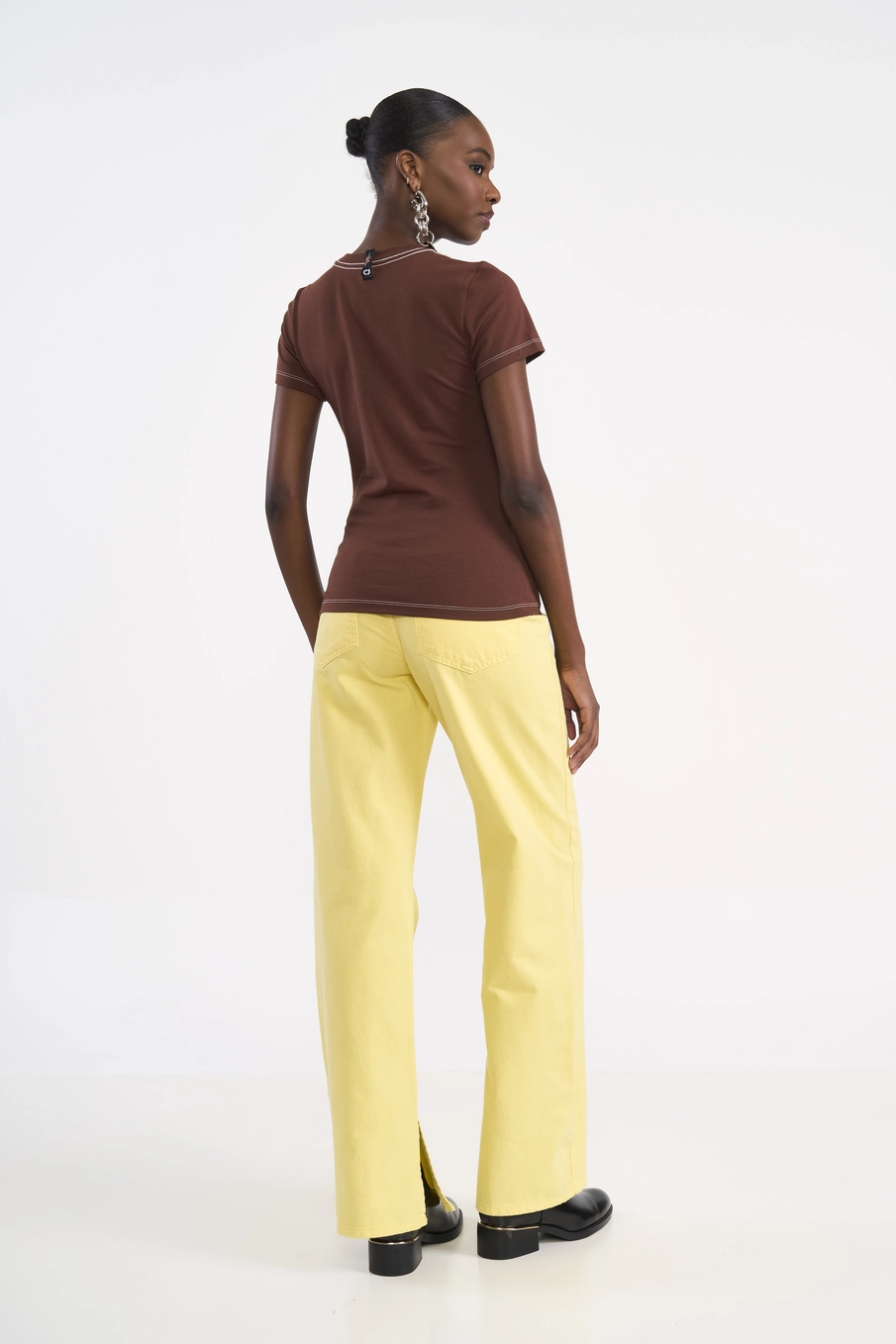 Camiseta Feminina Justa Endless Marrom