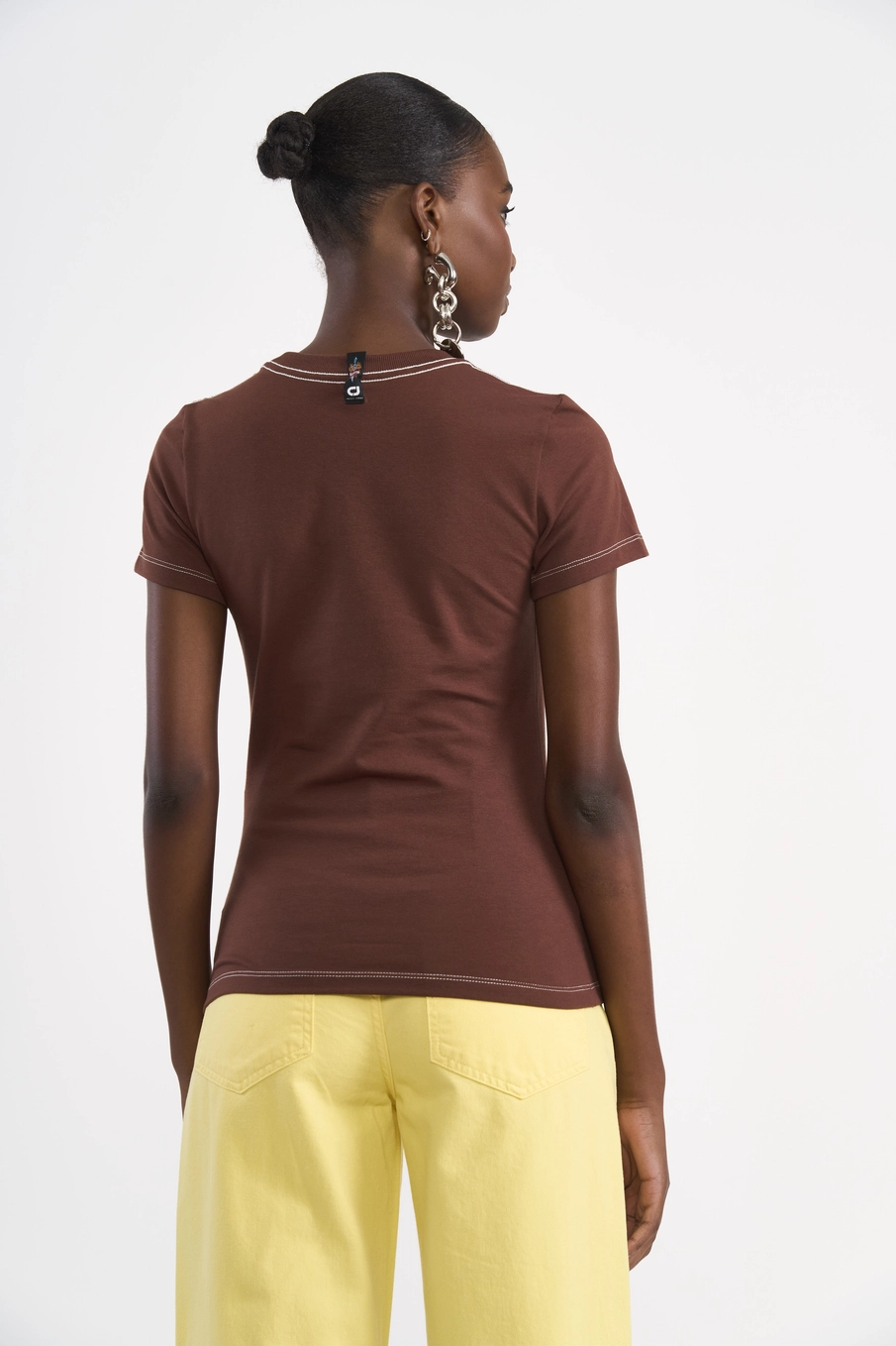 Camiseta Feminina Justa Endless Marrom