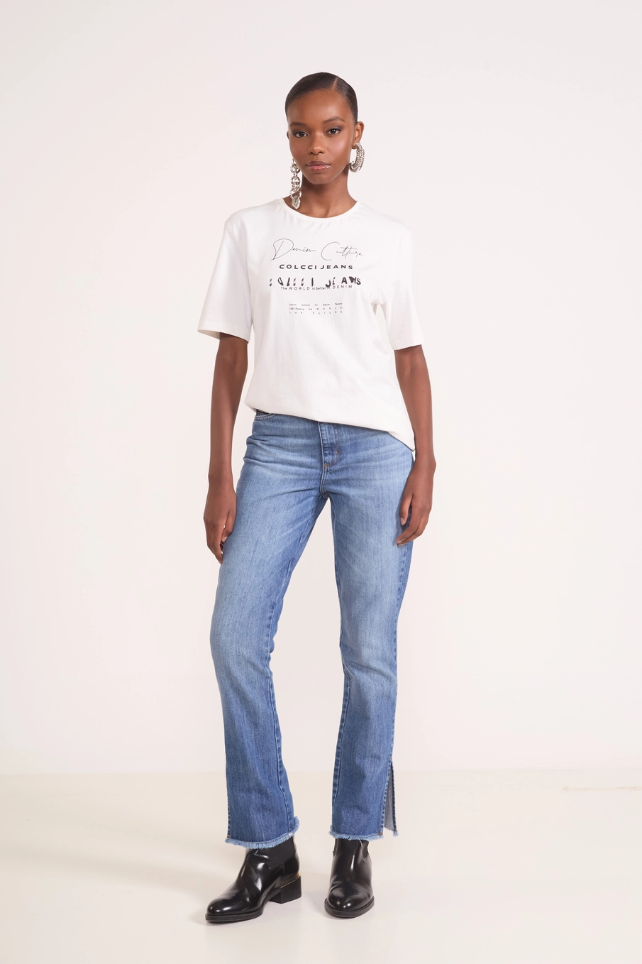Camiseta Logomania Denim Culture Off Shell