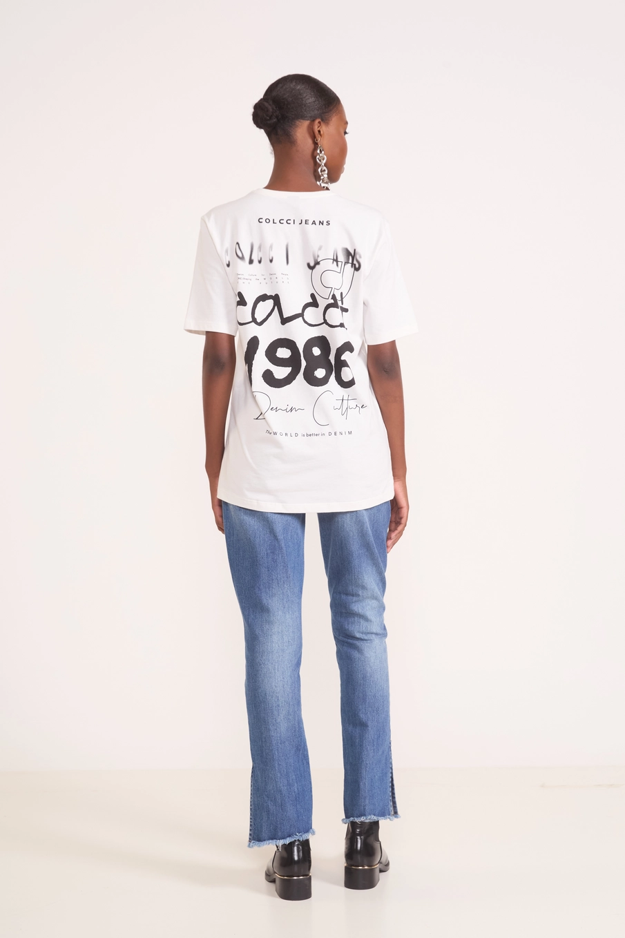 Camiseta Logomania Denim Culture Off Shell