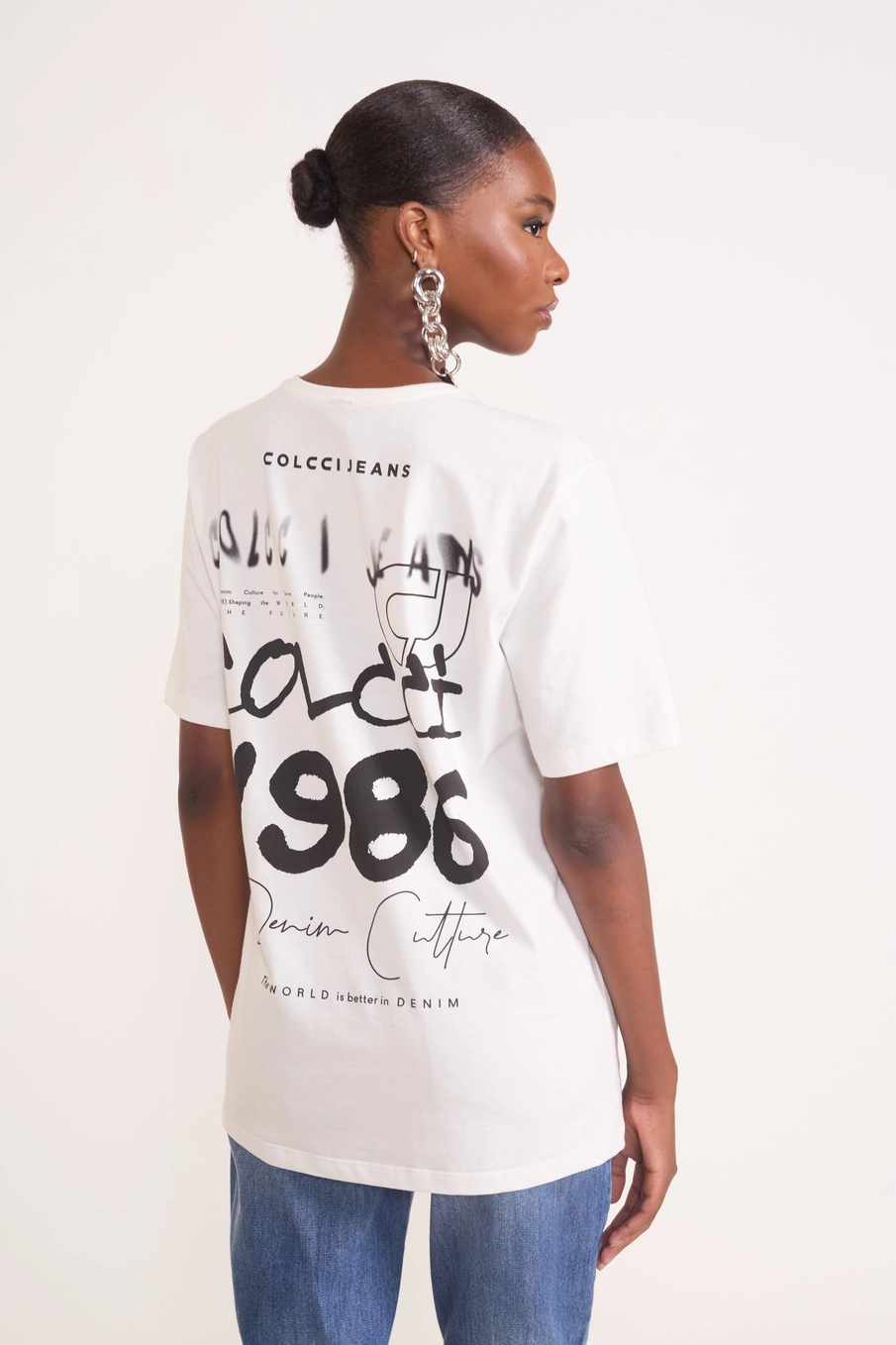 Camiseta Logomania Denim Culture Off Shell