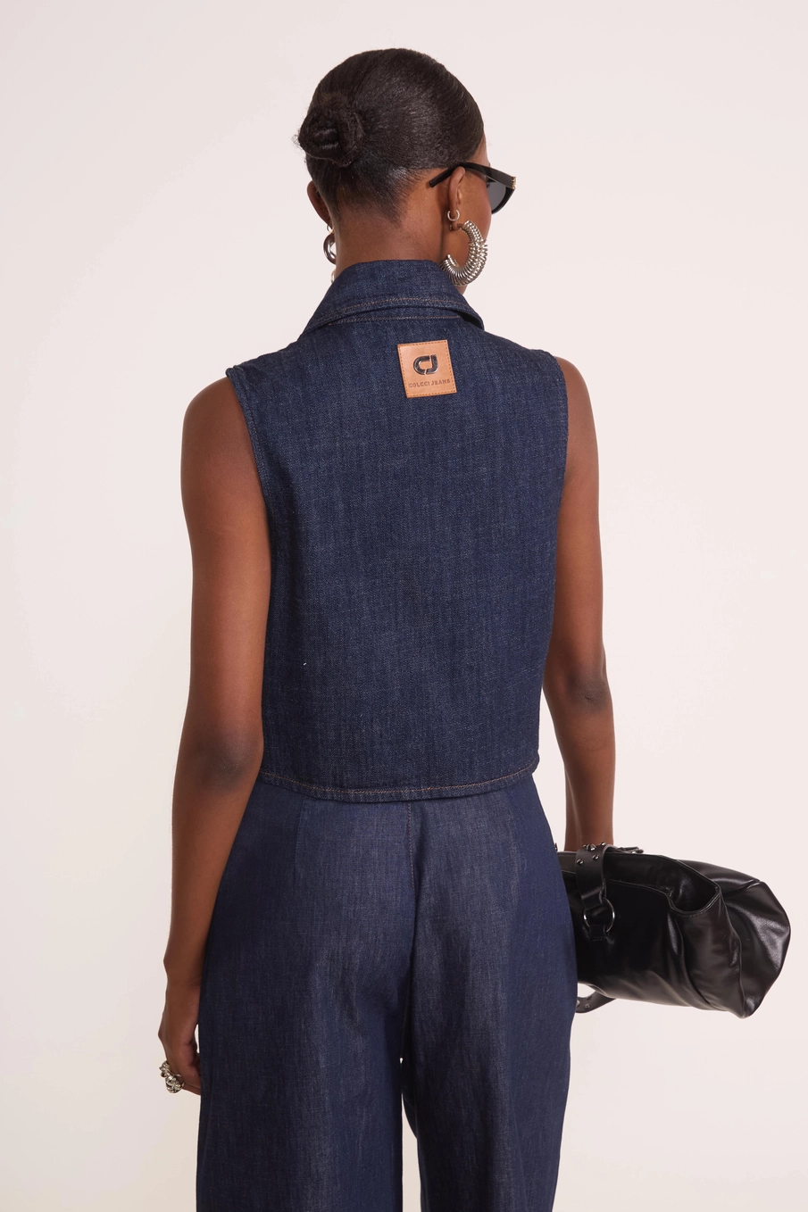 Colete Jeans Alfaiataria Índigo