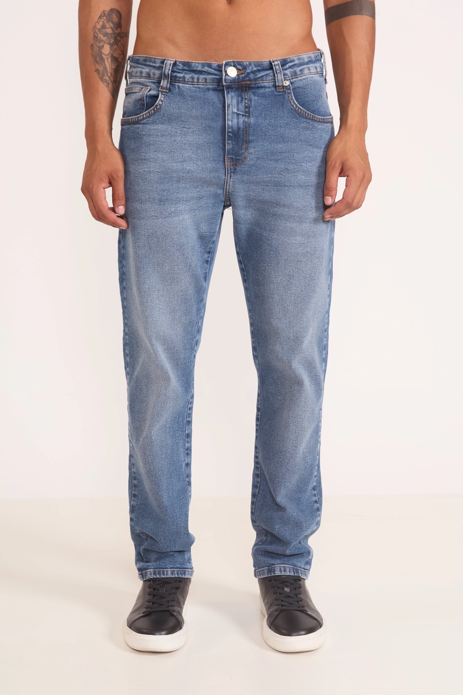 Calça Jeans Masculina Nostalgic Classic Denim Índigo