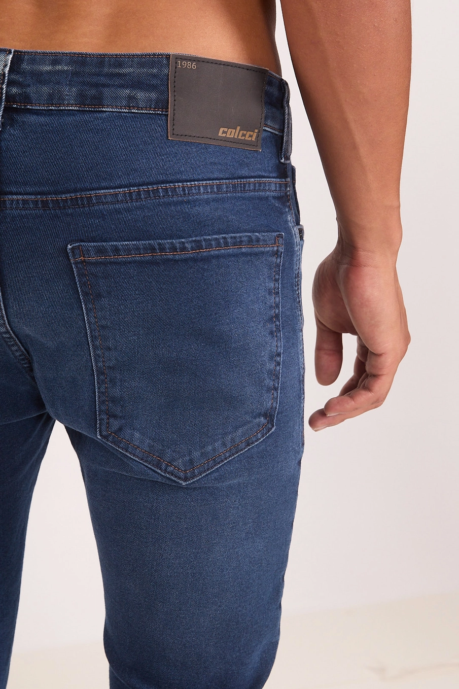 Calça Jeans Skinny Masculina Índigo