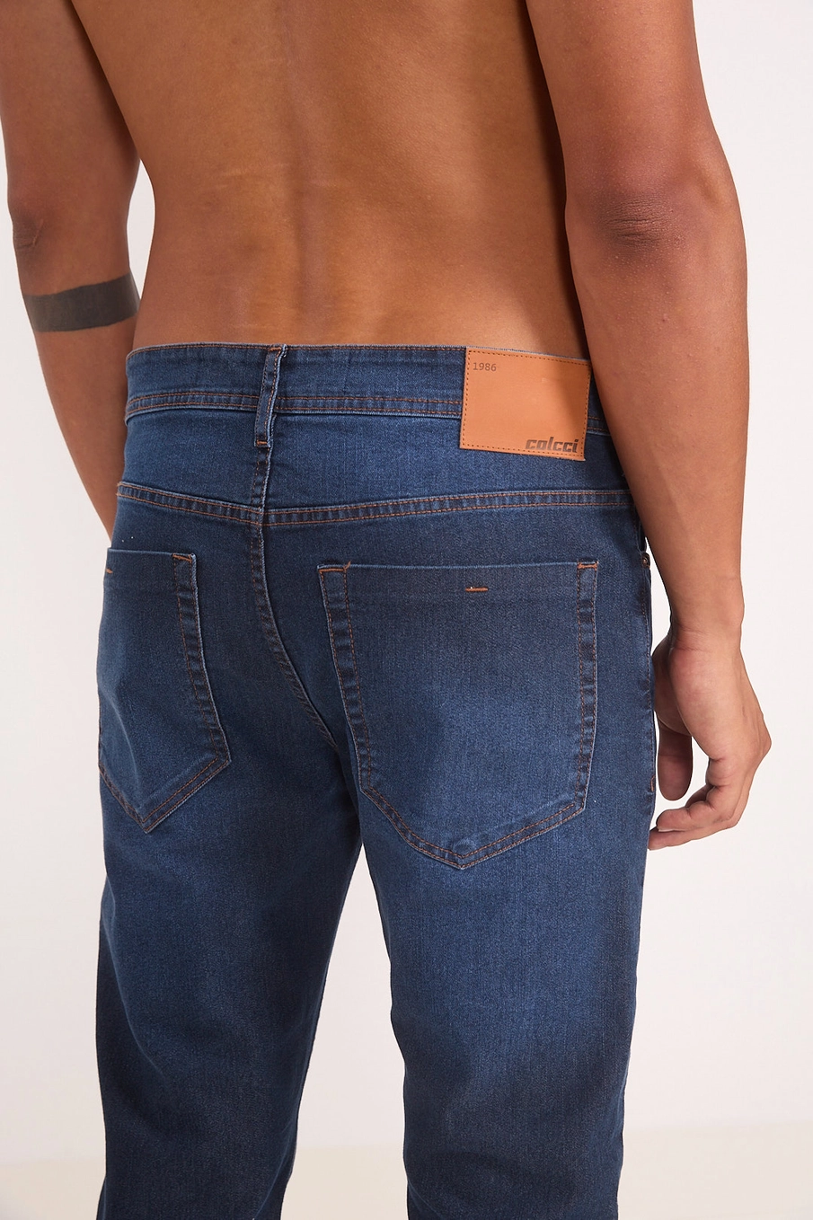Calça Jeans Masculina Denim Classic Índigo