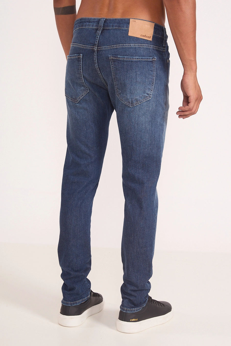 Calça Jeans Skinny Masculina Índigo