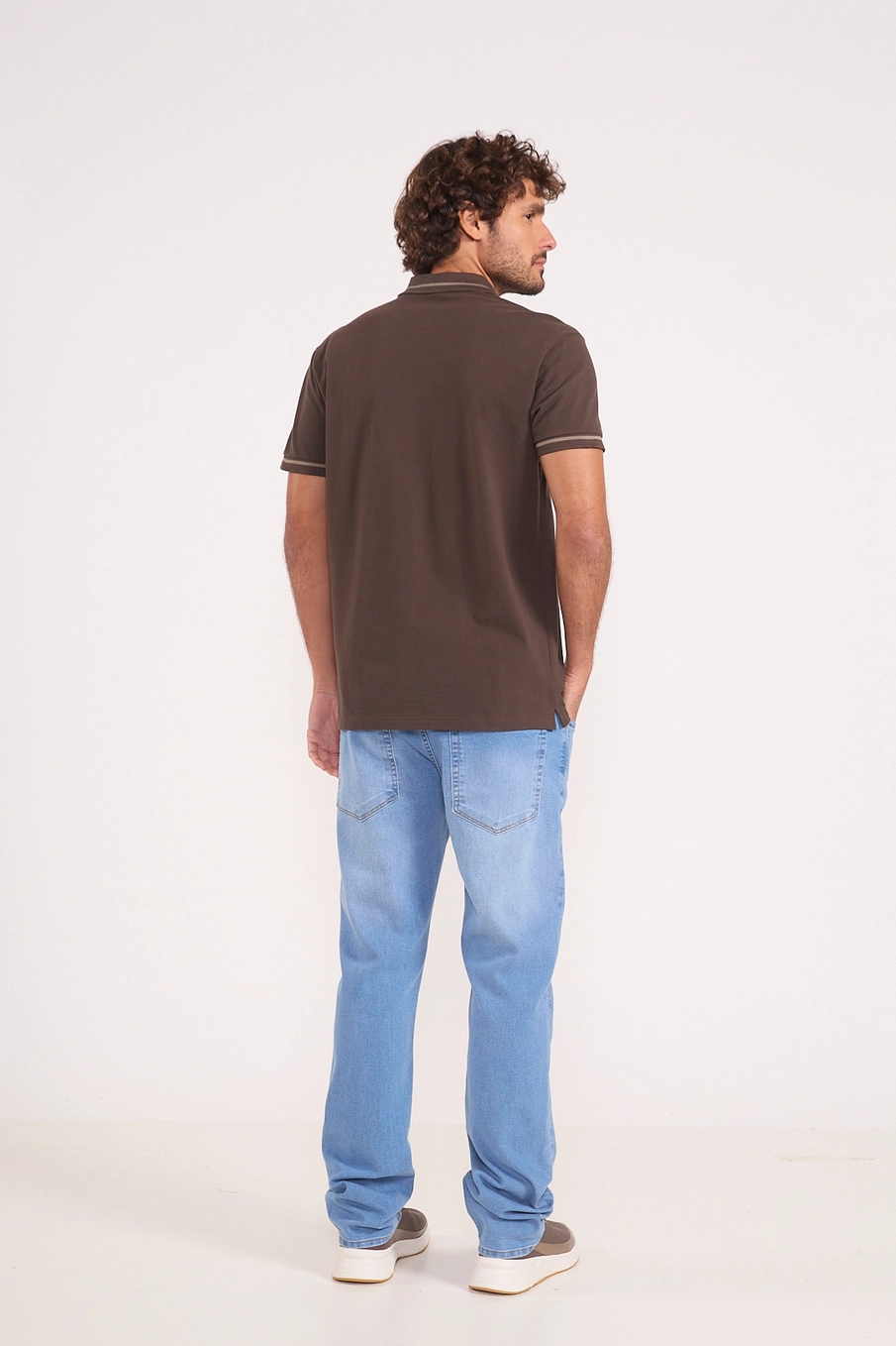 Calça Jeans Masculina Slim Classic Light Índigo