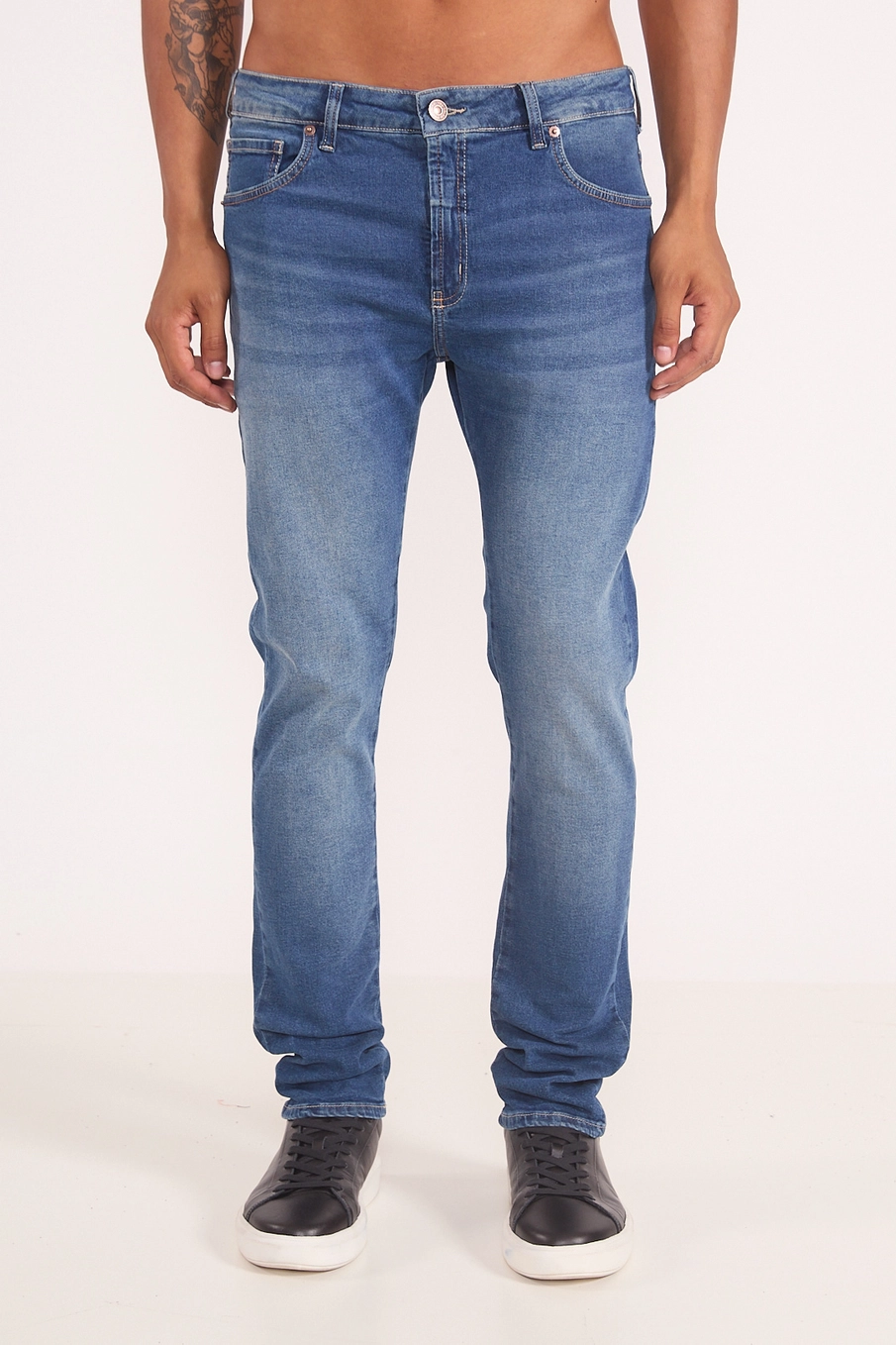 Calça Jeans Skinny Masculina Índigo