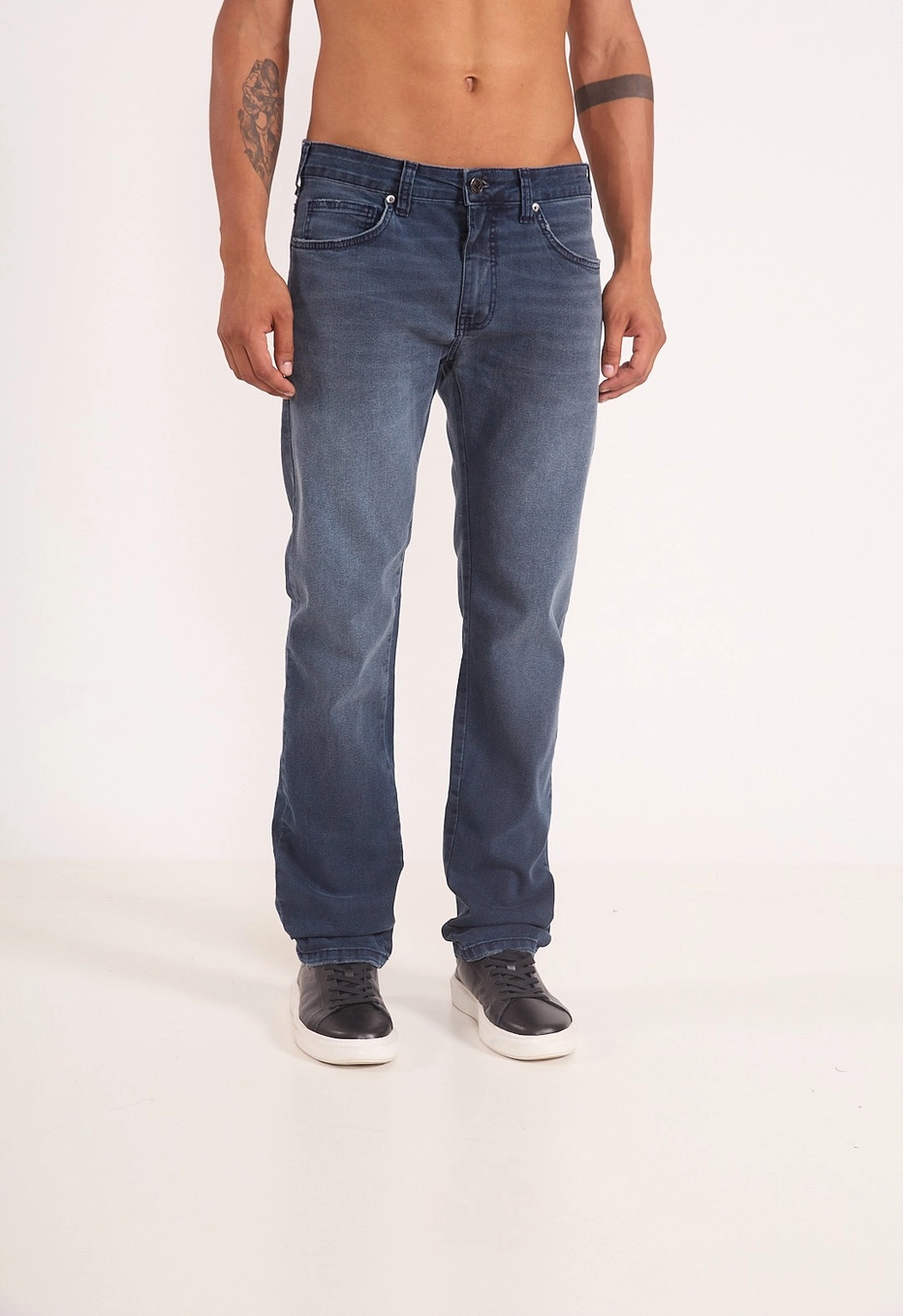 Calça Jeans Masculina Comfort Classic Índigo