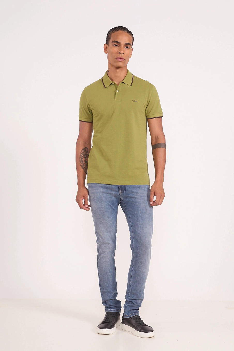 Calça Jeans Skinny Masculina Índigo