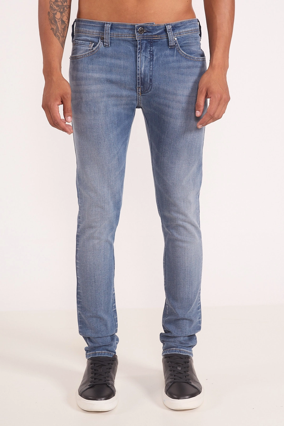 Calça Jeans Skinny Masculina Índigo