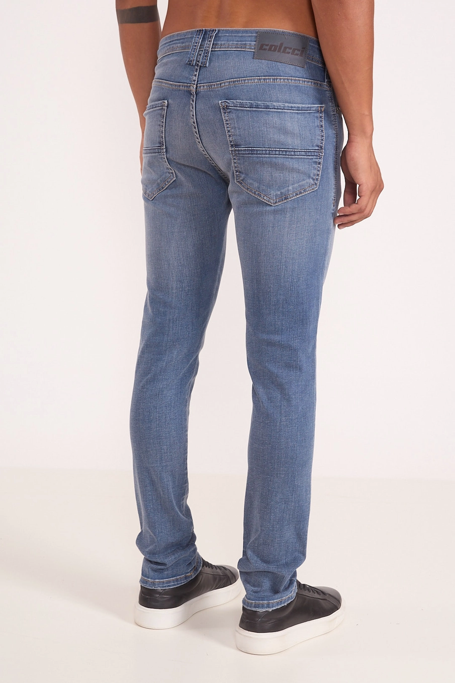 Calça Jeans Skinny Masculina Índigo