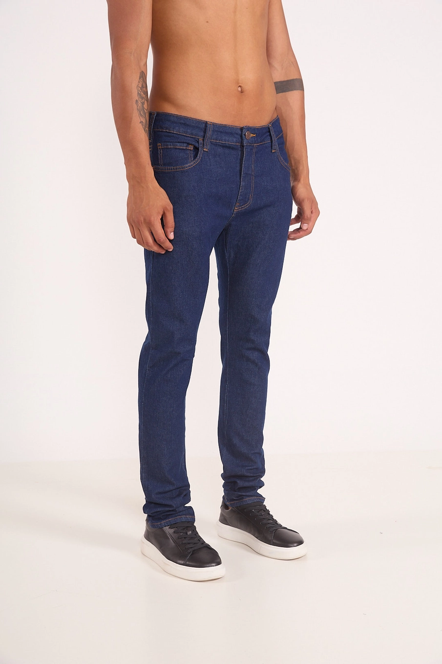 Calça Masculina Jeans Skinny Índigo
