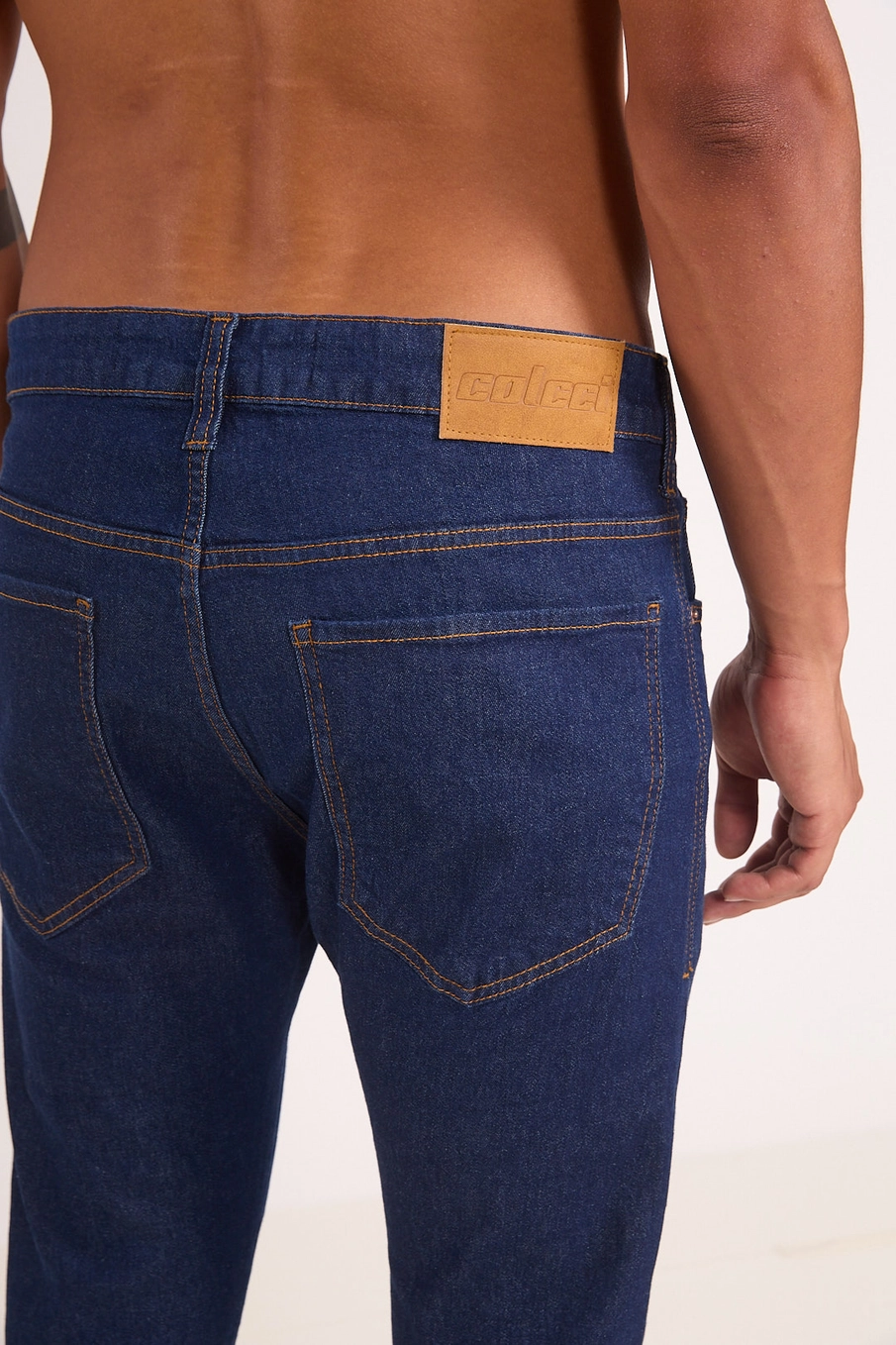 Calça Masculina Jeans Skinny Índigo