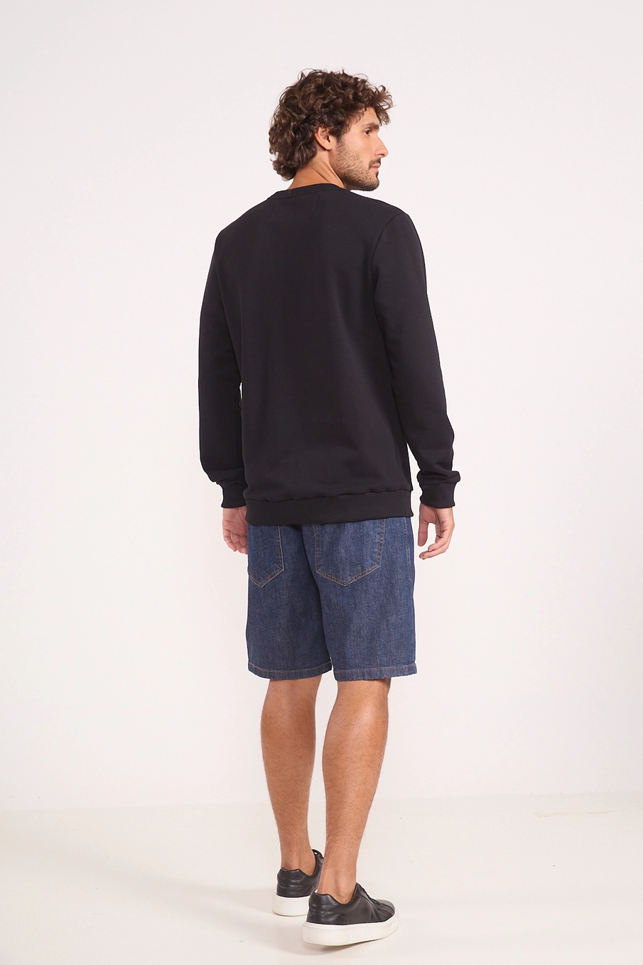 Bermuda Masculina Denim Urban Loft Índigo