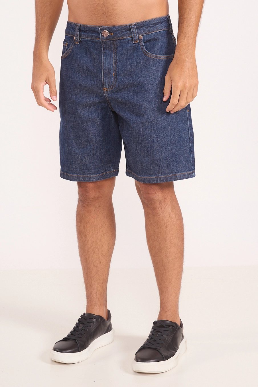 Bermuda Masculina Denim Urban Loft Índigo