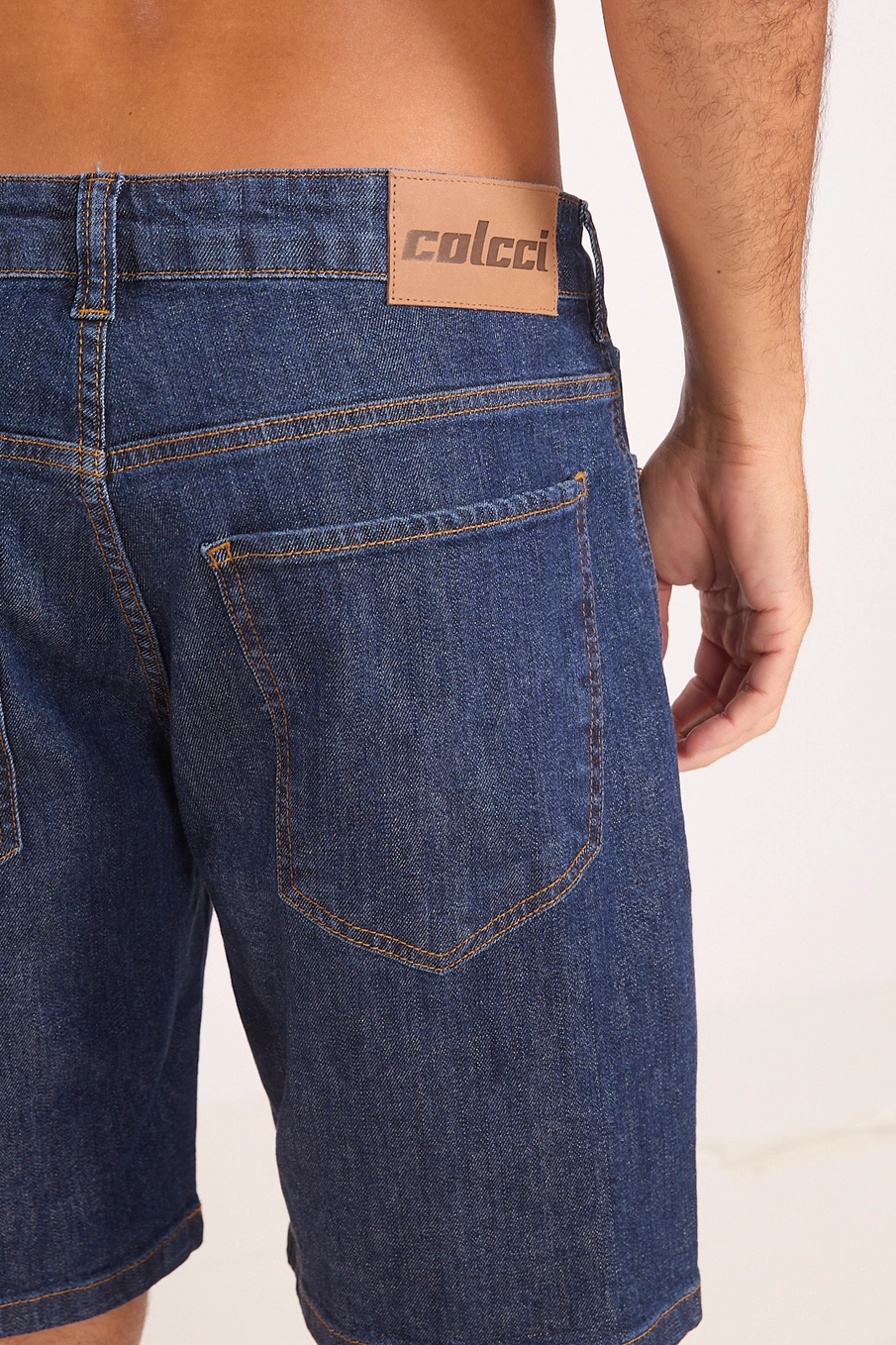 Bermuda Masculina Denim Urban Loft Índigo