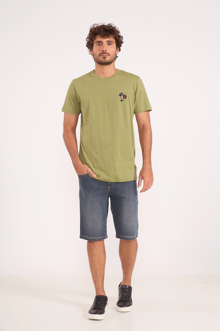 Bermuda Jeans Masculina Índigo