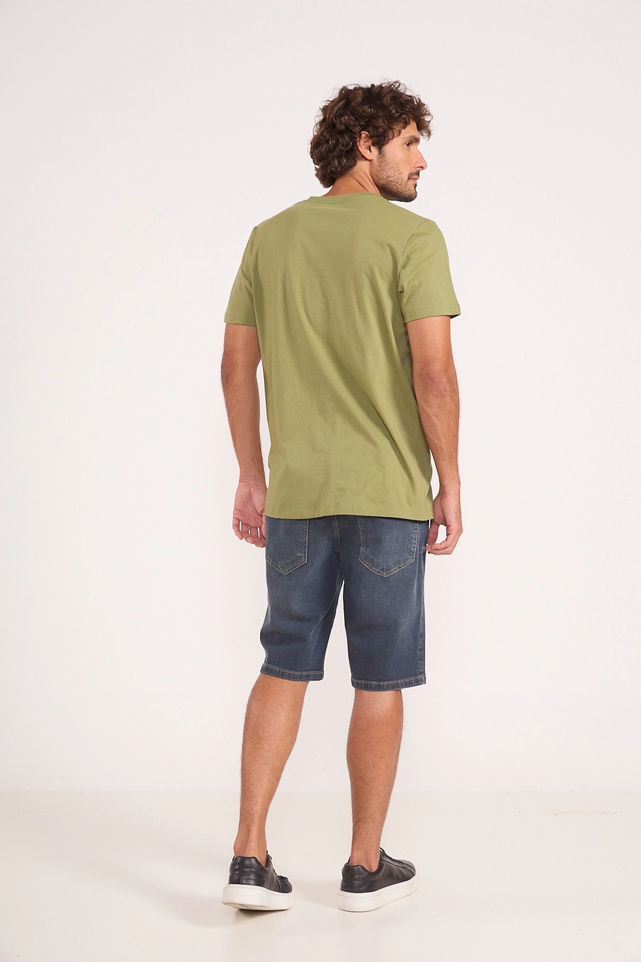Bermuda Jeans Masculina Índigo