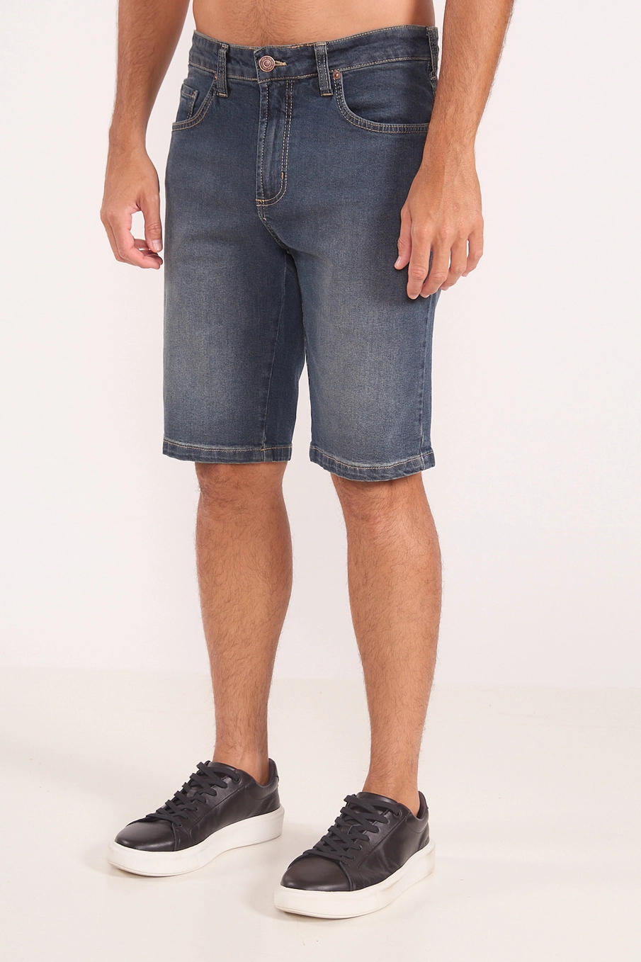 Bermuda Jeans Masculina Índigo