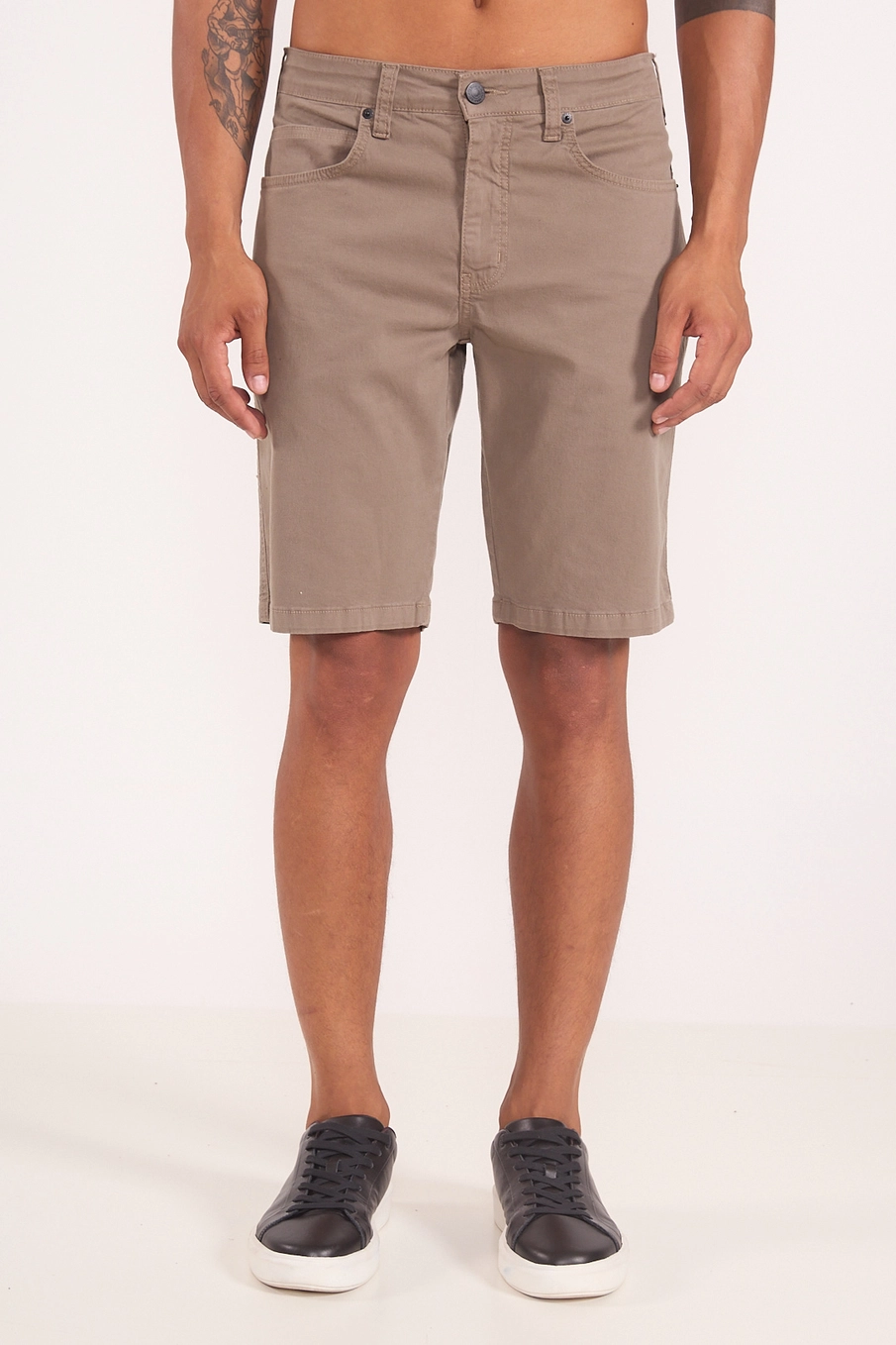 Bermuda Sarja Masculina Bege