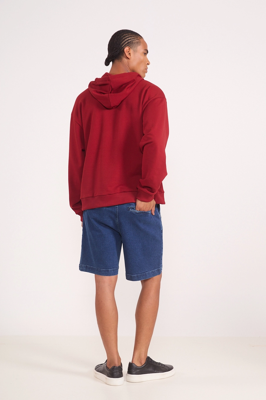 Bermuda Jeans Com Liocel Índigo
