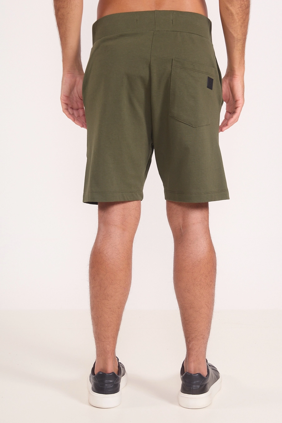 Bermuda Moletom Comfy Reta Verde