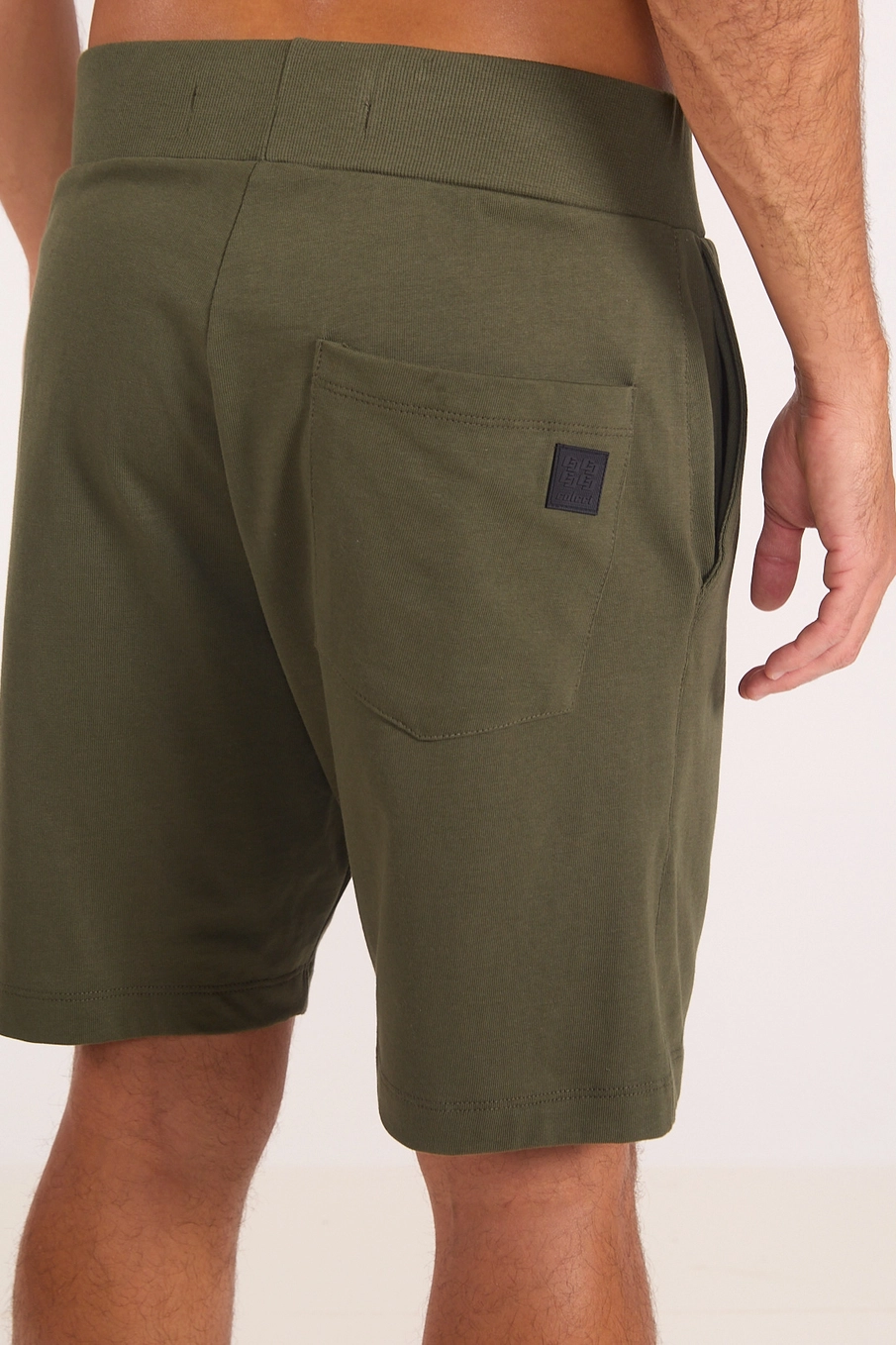 Bermuda Moletom Comfy Reta Verde