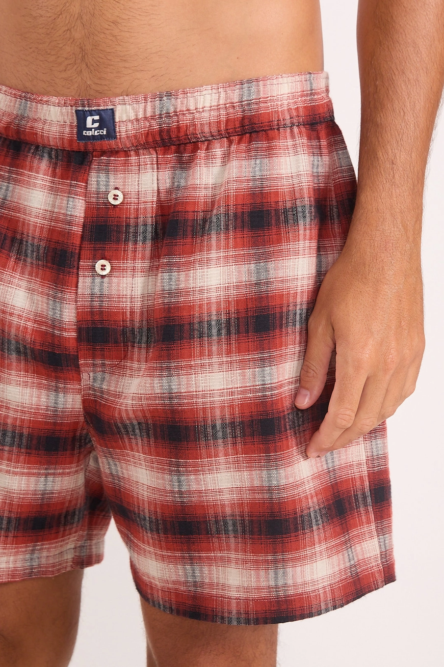 Bermuda Masculina De Algodão Xadrez Estampados