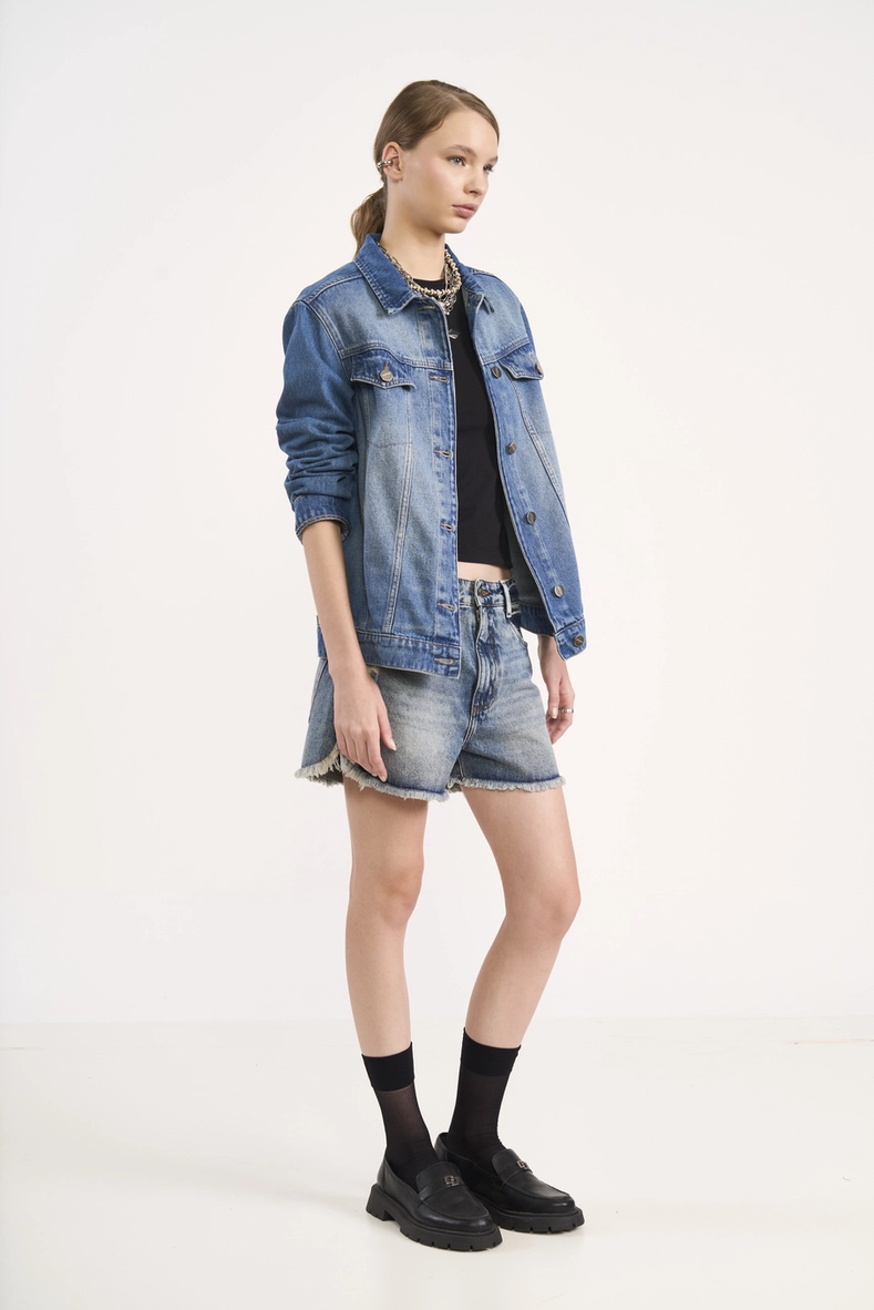 Short Jeans Barra Desfiada