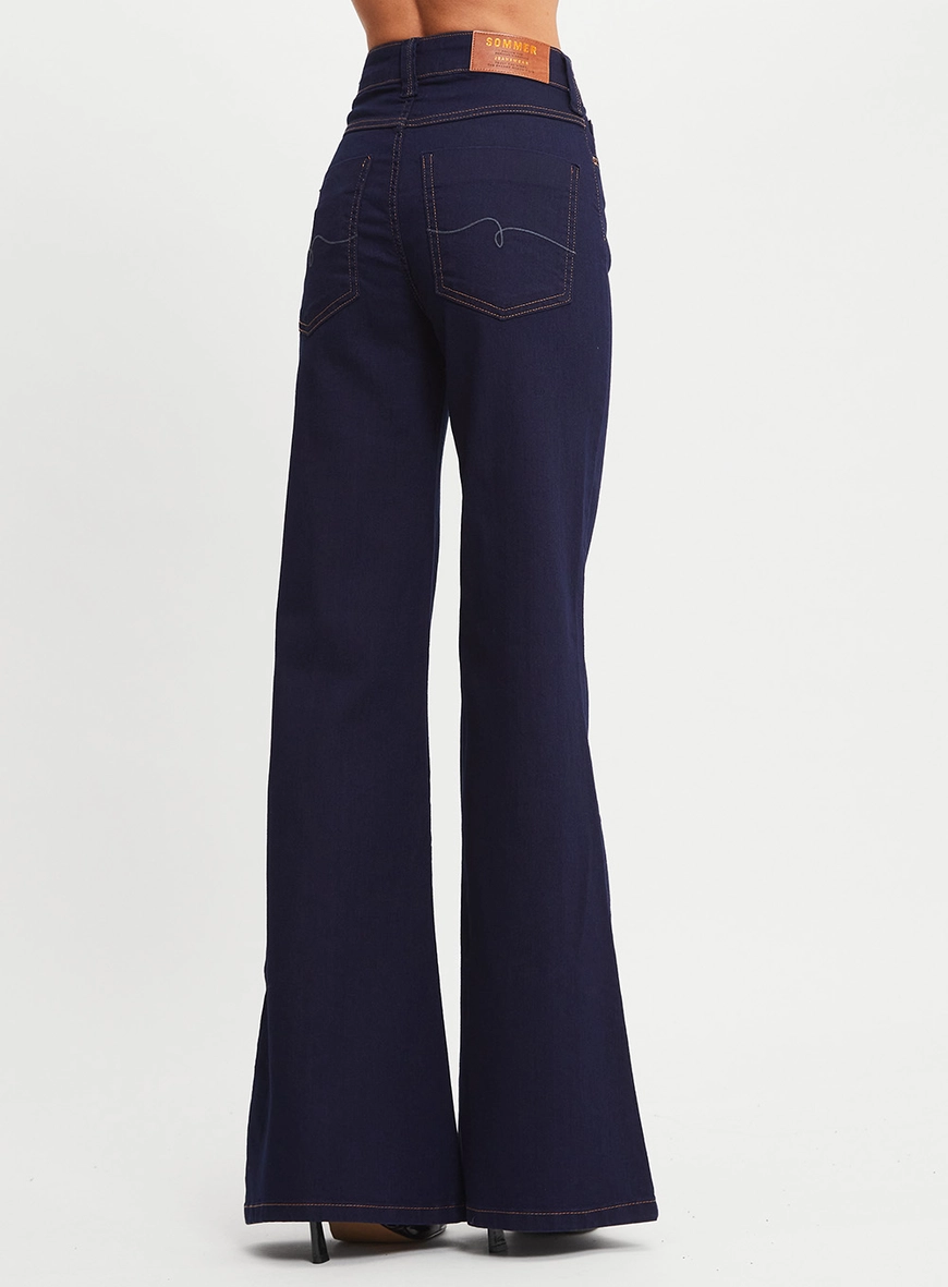 Calça Jeans Feminina Flare Índigo 3