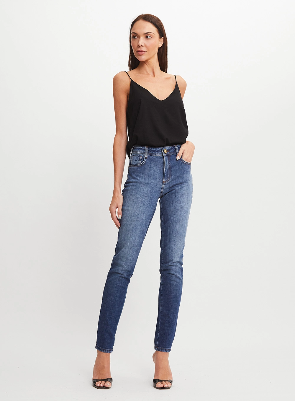 Calça Jeans Skinny Índigo 1