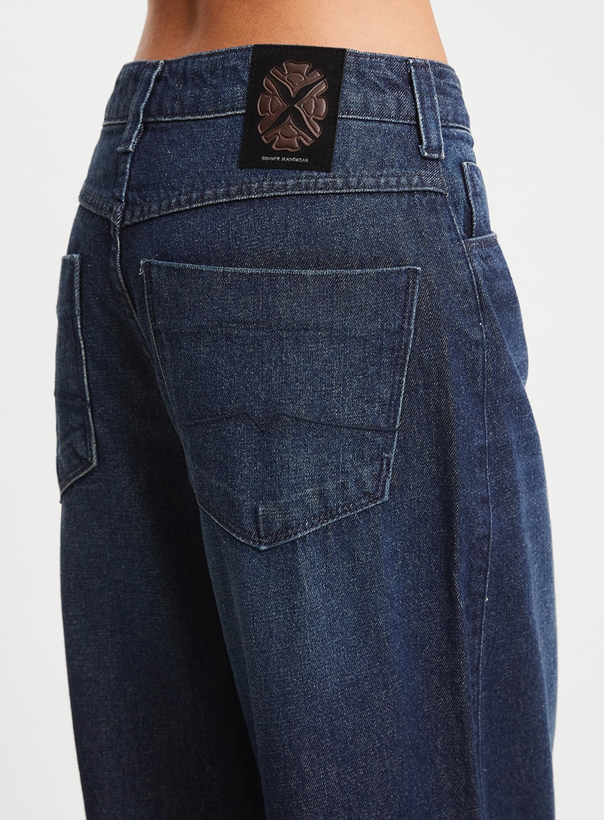 Calça Jeans Feminina Pantalona Índigo 4